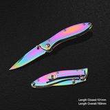 Folding Knife with Colorful Handle #3965