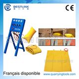 Reparable&Reusable Block Wall Stone Air Pushing Down Bag