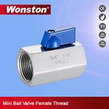 Female Thread Mini Ball Valve Pn63