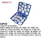 23 PCS Cap Type Aluminium Oil Filter Wrench Set (MHR04111)