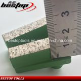 70/80 Soft Bond Diamond Grinding Tools Double Bar Segments