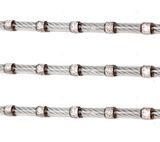 Fast Cutting Diamond Wire Saw for Granite Slab Cutting and Profiling