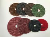 Resin Bond Flexible Wet Diamond Polishing Pads for Angle Grinding Granite