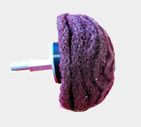 Scouring Pad Mushroom-Type Wheel with Buffing Wheel