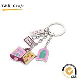 Lovely Colourful Home Keyring, House Model Keychain for Gift