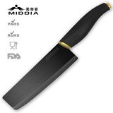 6 Inch Ceramic Knife Kitchen Cleaver in Black Blade