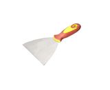 Stainless Steel Double Color Plastic Handle Putty Knife (JL-PKSP)