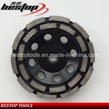 125mm Double Row Cup Grinding Wheel for Concrete Polishing
