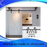 High Quality Black Steel Barn Door Hardware (BDH-07)