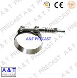 German Type Hose Clamp High Torque Worm Drive Hose Clamp