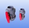 UPVC Adapting Ball Valve, Double Union Ball Valve, Socket Welding/Glue