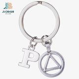 Home Decoration Zinc Alloy Words Silver Car Keychain Maker