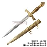 Historical Dagger European Small Sword Film Dagger 40cm