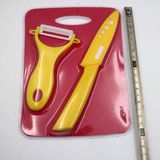 Beauty Gifts Zirconia Red Handle Ceramic Knife Kitchen Set