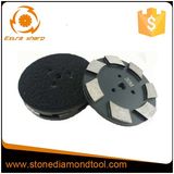 100mm Hook & Loop Diamond Segment Marble Metal Polishing Pad