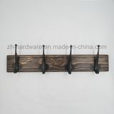 High-Grade Beautiful Clothes Hook Wooden & Metal Board Hook (ZH-7033)