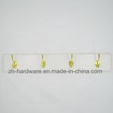 High-Grade Beautiful Clothes Hook Wooden & Metal Board Hook (ZH-7018)