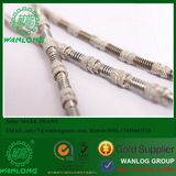 Diamond Vacuum Brazed Wire Saw for Marble, Sandstone, Tavertine, Granite, Wanlong, for Quarry Cutting, Block Squaring and Profiling