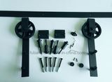 Country Style Steel Arrow Type Interior Sliding Barn Door Hardware Kit