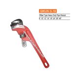 G-19 Construction Hardware Hand Tools Offset Type Heavy Duty Pipe Wrench