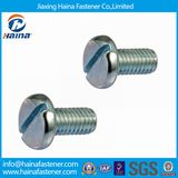 Blue Zinc Plated DIN85 Carbon Steel Slotted Pan Head Machine Screws