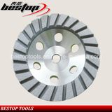 4 Inch Stone Grinding Aluminum Matrix Continuous Diamond Cup Wheel