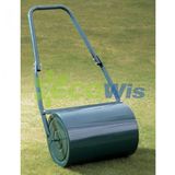 Green Steel Garden Lawn Grass Roller Hand Tool