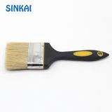 Synthetic Fiber Stainless Iron Ferrule Paint Brush with Nature Color