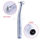 Standard Head Push Button 3-Water Spray E-Generator LED Handpiece