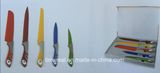 Stainless Steel Kitchen Knives Set with Painting No. Fj-0014