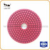 2018 China 4 Inch 100 mm Diamond Wet Dry Resin Flexible Polishing Pad for Granite Marble Stone Concrete