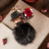 Hot Sell New Promotion Monchhichi Keychain for Gift