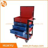 26-Inch Sheet Metal Professional 6 Drawer Rolling Tool Cabinet, Blue / Red Powder Coated Garage Tool Cart