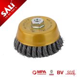 Sali Brand Best Quality Twisted Tempered Steel Wire Cup Brush