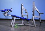 Hammer Strength, Olympic Decline Bench with Weight Storage (SF1-3011A)