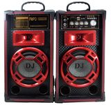 Bluetooth 2.0 Channel Active USB DJ MP3 Sound Box Home Theater Speaker