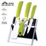 Gift Items Ceramic Kitchen Knives Set with Folding Holder