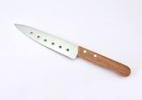 6 Holes Kitchen Sashimi Stainless Steel Knives with Wooden Handle