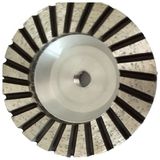 Aluminium Base Straight Turbo Diamond Grinding Cup Wheel for Stone Concrete