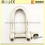 G-210 Us Galvanized Bolt Type D Shackle with Factory Price