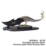 Scorpion Knife Fantasy Knife Interior Decoration Golden