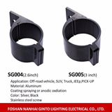 66mm Aluminum LED Car Light Mounting Bracket for Bumper