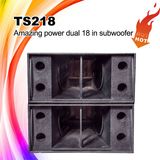 Dual 18 Inch Speaker Ts218 Subwoofer DJ Speaker