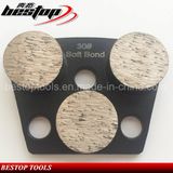 30# Soft Bond Diamond Grinding Plate with Round Segments