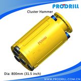 Wholesale Long Serve Life DTH Cluster Hammer for Piling