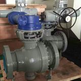 Split-Body Carbon Steel Industrial Trunnion Ball Valve