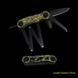 Multi-Function Pocket Knife with Gun Tools (#6177)