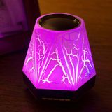 Colorful LED Nightlight Wireless Bluetooth Speaker with Alarm Clock