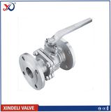 JIS 10k Stainless Steel Ss304 Flanged Floating Manual Ball Valve