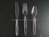 New Type Disposable Plastic Fork, Spoon, Knife, Transparent Cutley